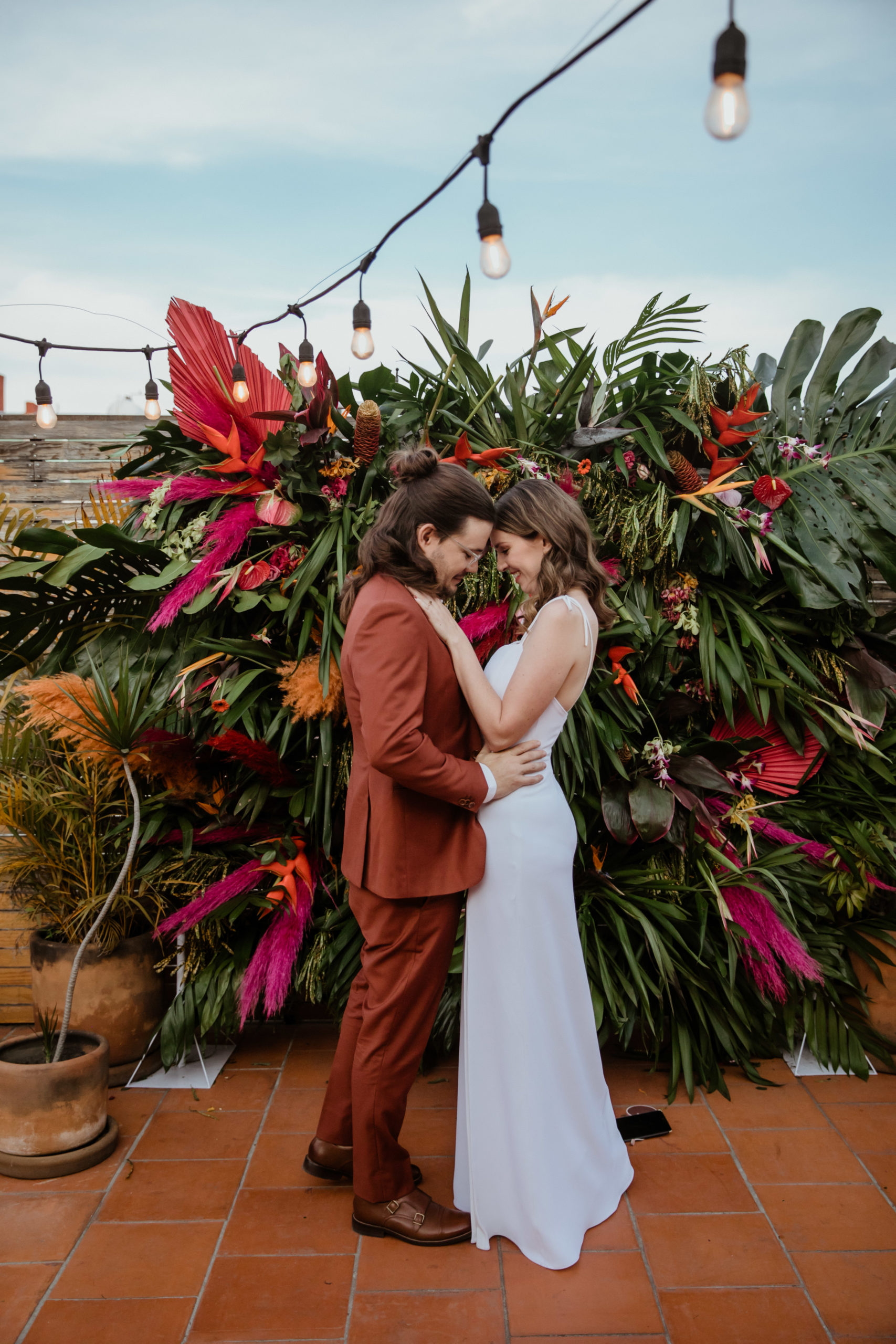 Eloping in Mexico City, intimate ceremony at an air b&b