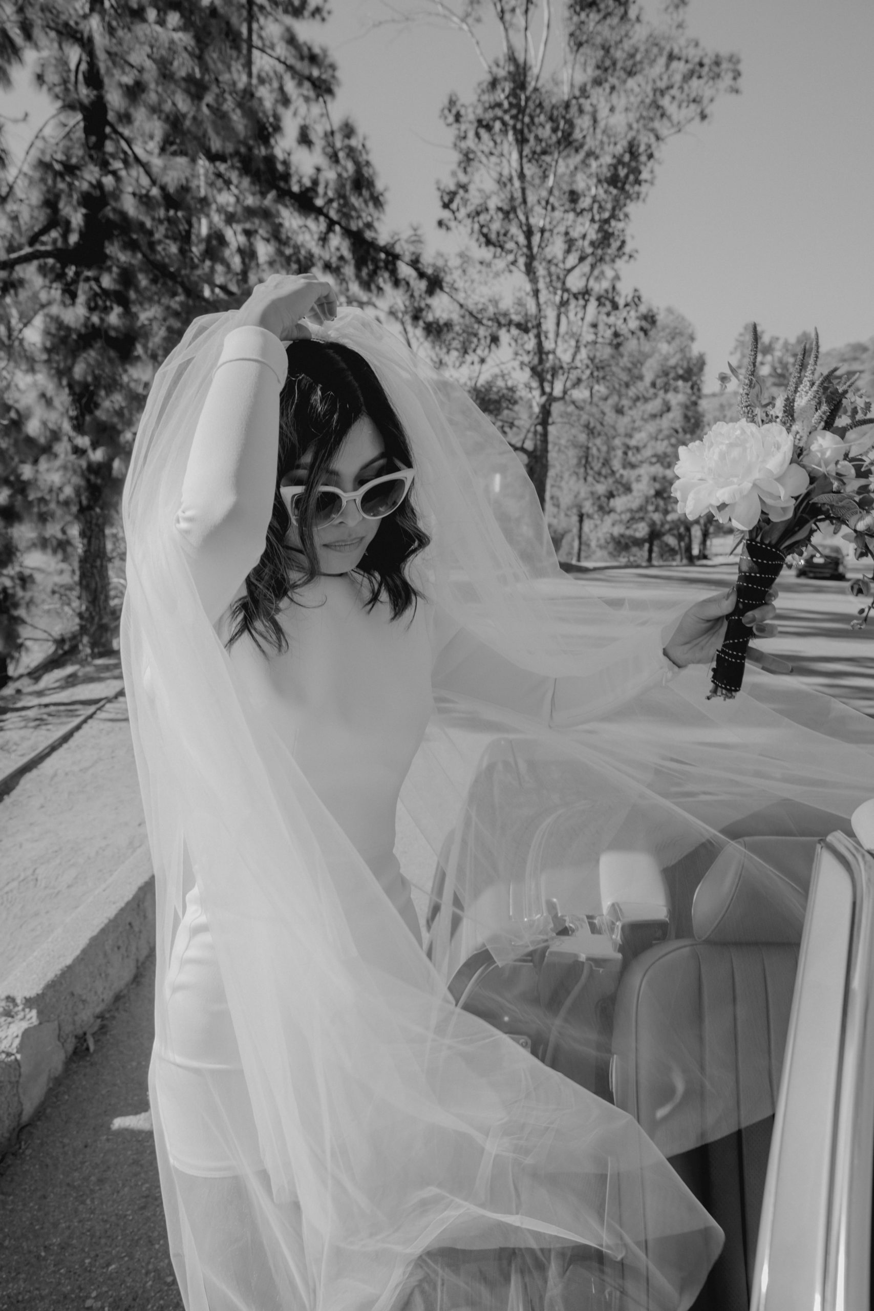 Stylish Bridal Editorial with Los Angeles Wedding Photographer