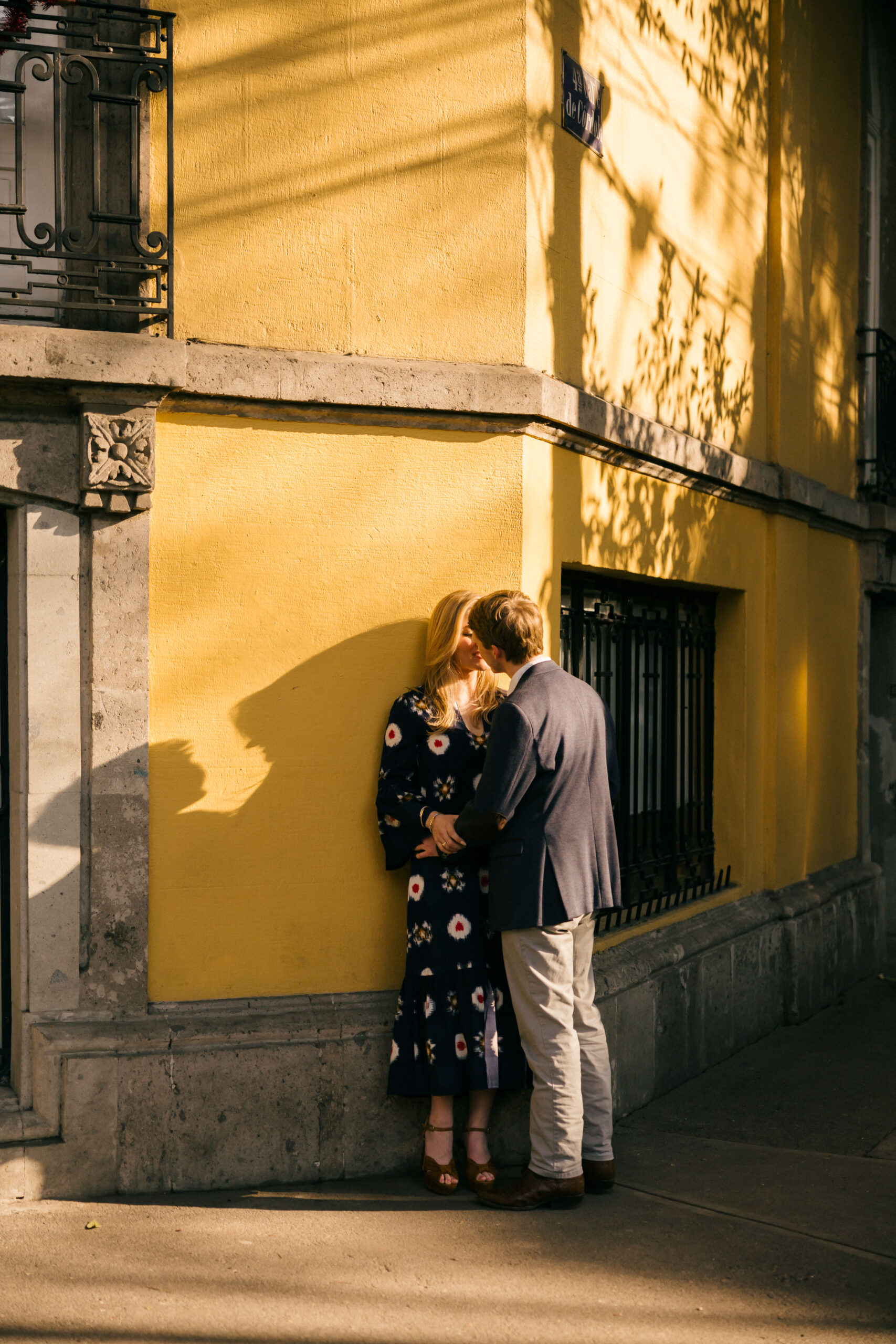 Stunning couple share a kiss during their surprise Mexico city proposal