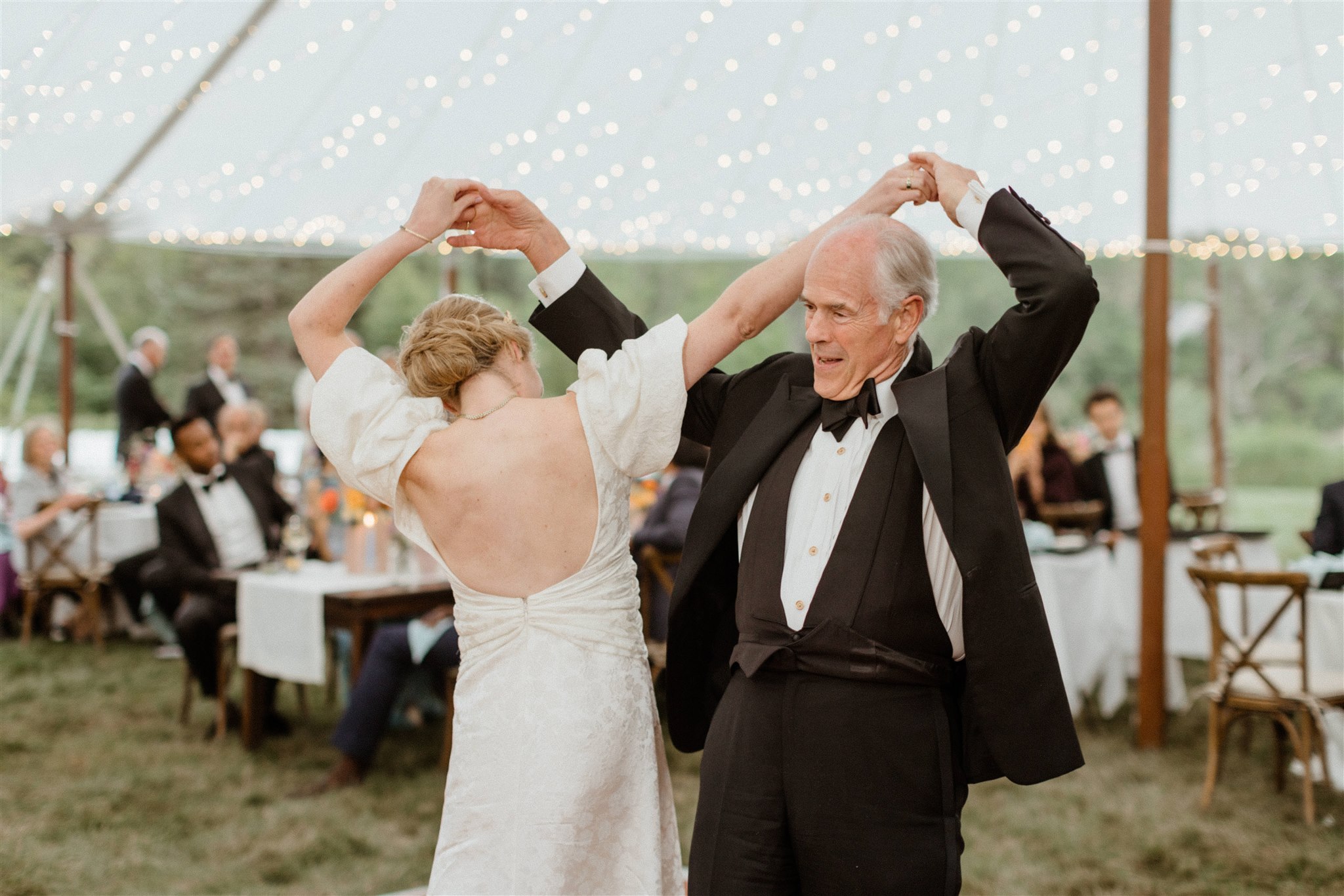 Bride shares a dance with her loving father