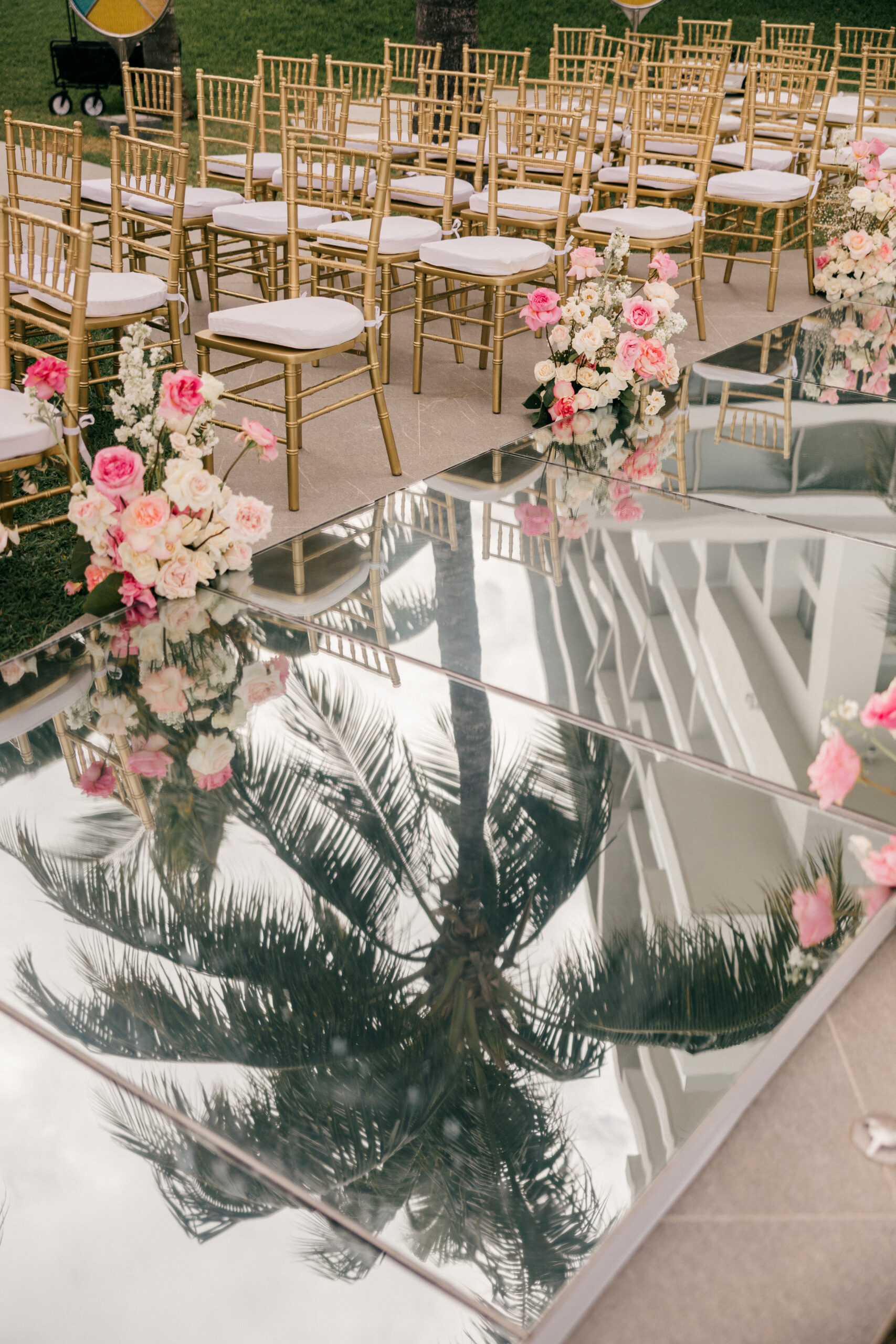 elegant details of a timeless destination wedding