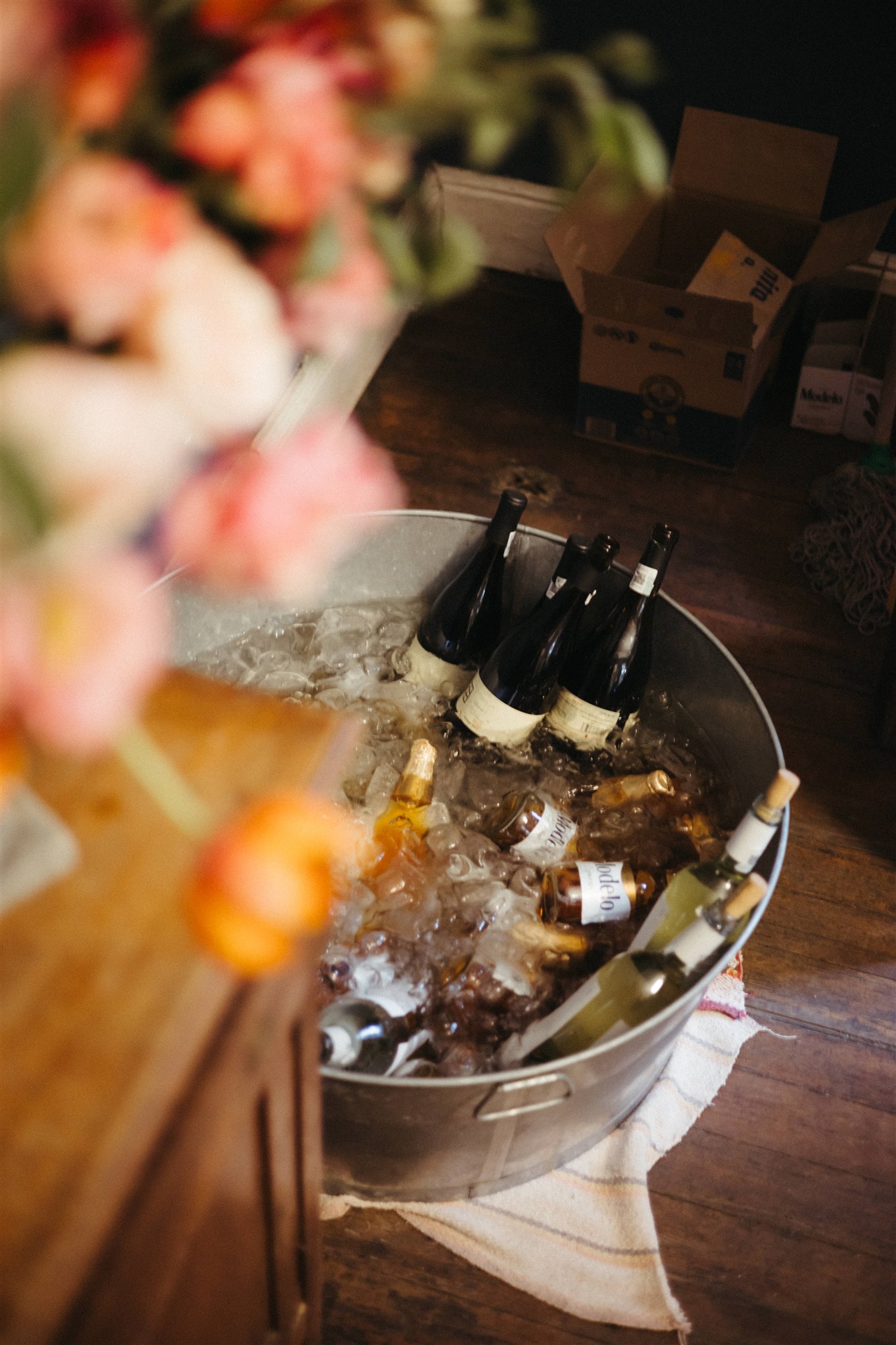 beautiful wedding decor from a colorful Mexico City wedding