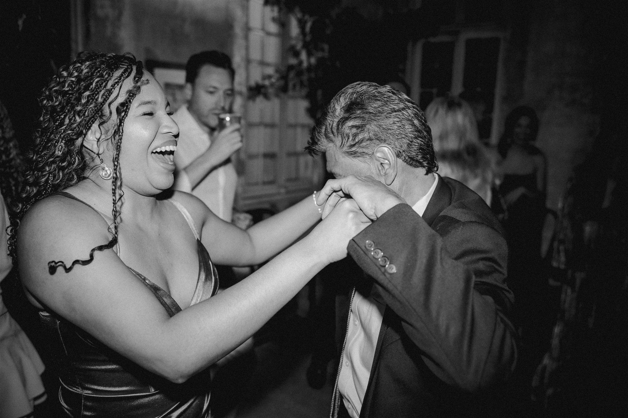 documentary style wedding reception photos from a colorful wedding in Mexico City