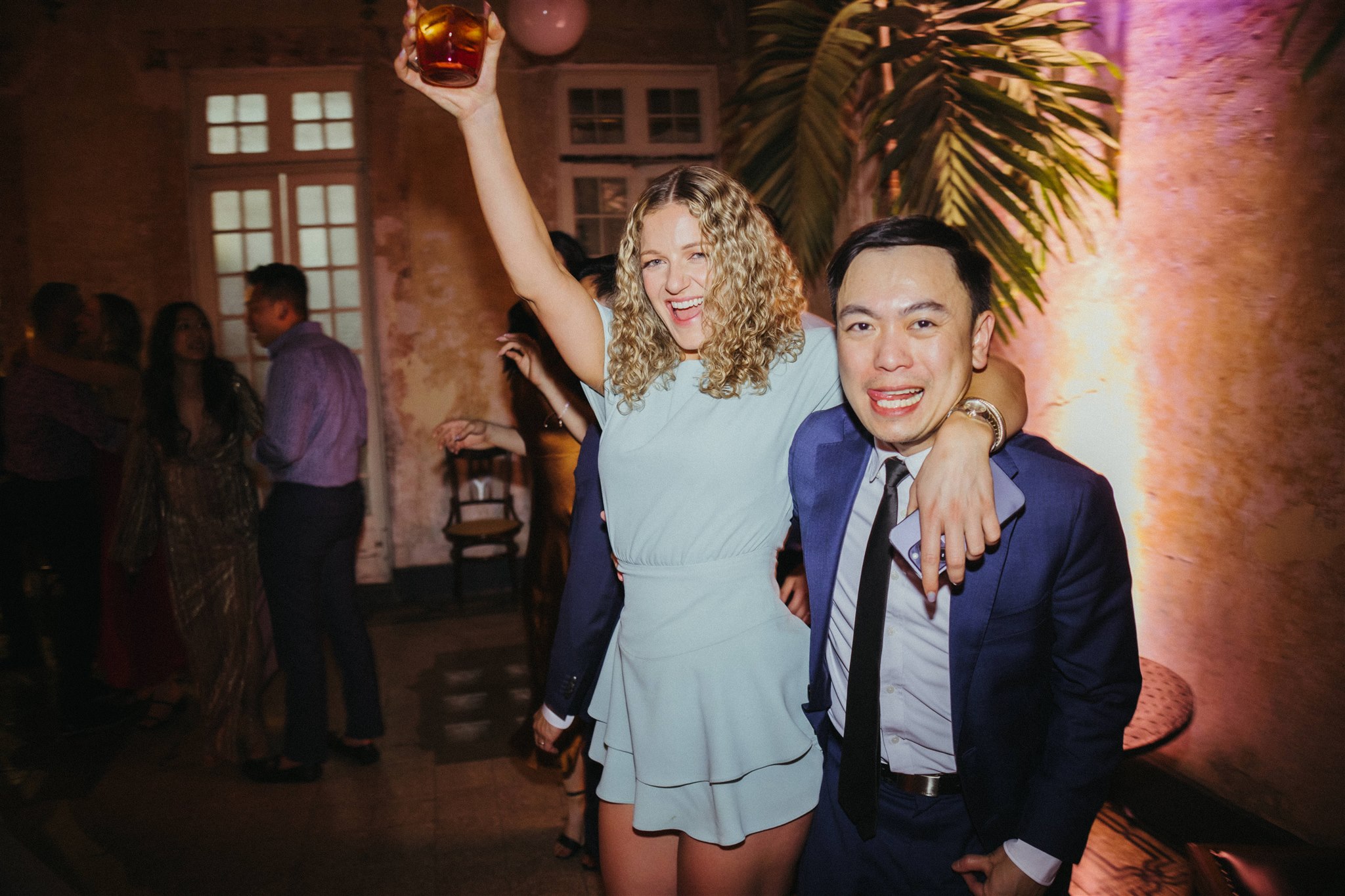 documentary style wedding reception photos from a colorful wedding in Mexico City